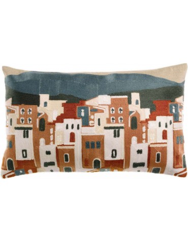Coussin brodé Elie Multico 30 x 50 1296000000Vivaraise
