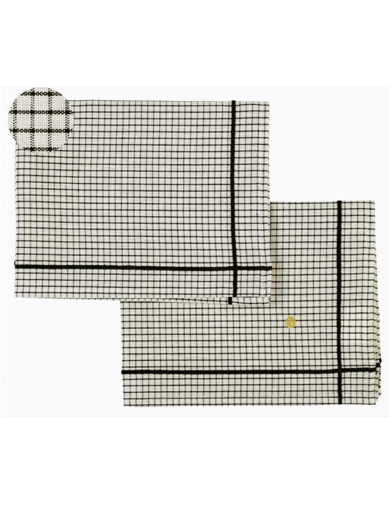 Lot de 2 sets de table Gustave Caviar 40 x 50 3000647002La Cerise sur le Gâteau