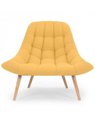 Lot de 2 fauteuils Danios Tissu Jaune qh8927yellow6