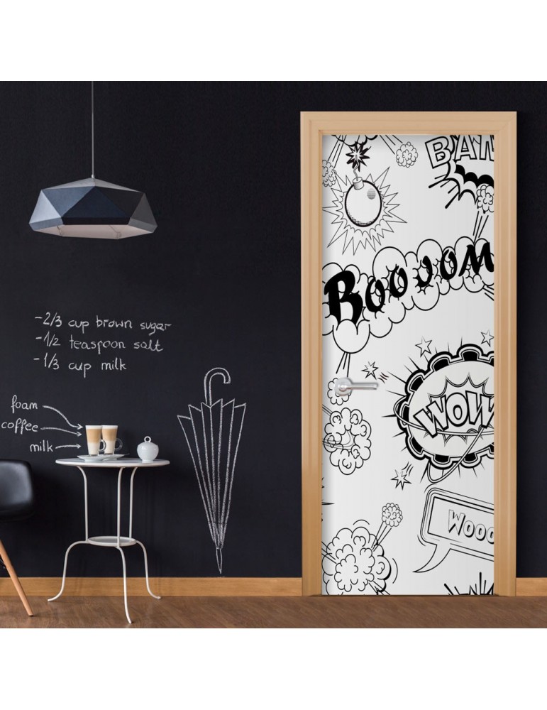 Papier-peint pour porte - Comic Style A1-TNTTUR0103.