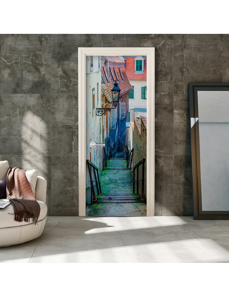 Papier-peint pour porte - Croatian Alley A1-TNTTUR0155 Papier-peint pour porte - Croatian Alley A1-TNTTUR0155