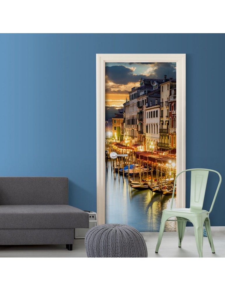 Papier-peint pour porte - Venetian Harbour A1-TNTTUR0191