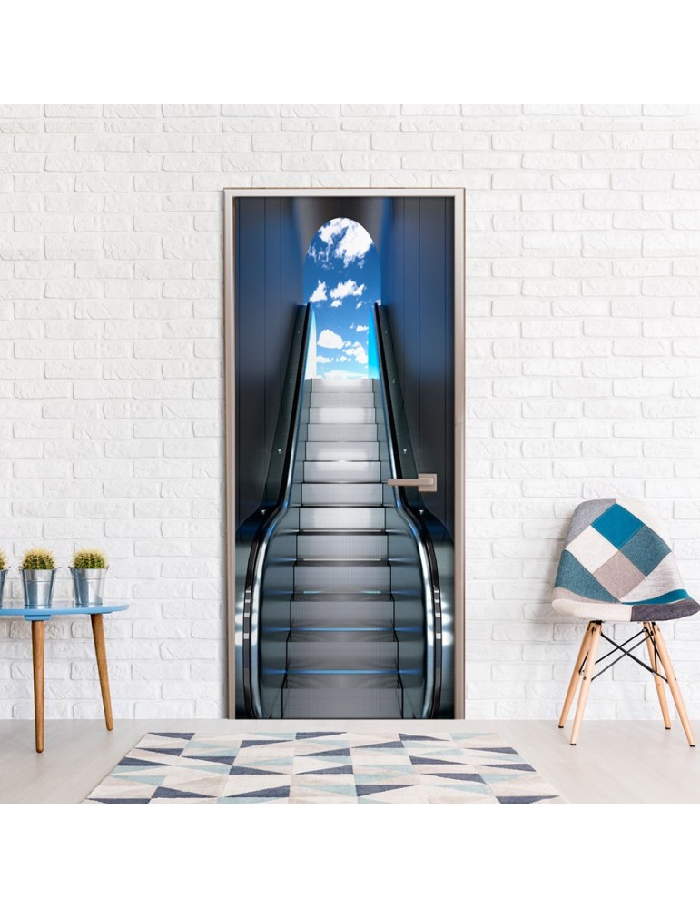 Papier-peint pour porte - Escalator A1-TNTTUR0231 Papier-peint pour porte - Escalator A1-TNTTUR0231