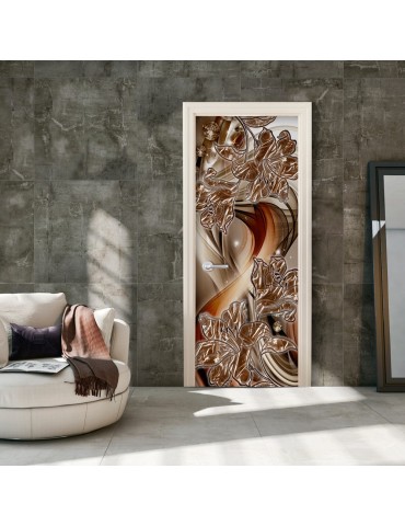 Papier-peint pour porte - Photo wallpaper – Abstraction and flowers I A1-TNTTUR_70_0340