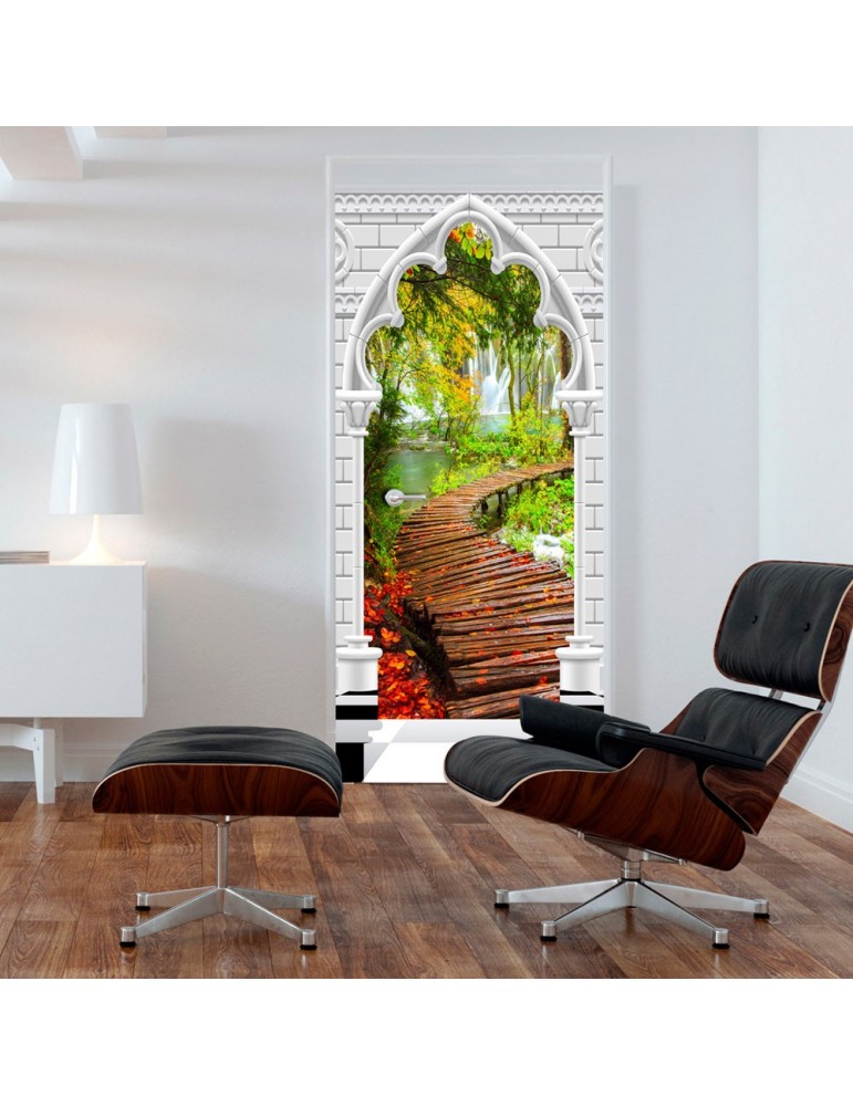Papier-peint pour porte - Photo wallpaper - Gothic arch and path I A1-TNTTUR_70_0350
