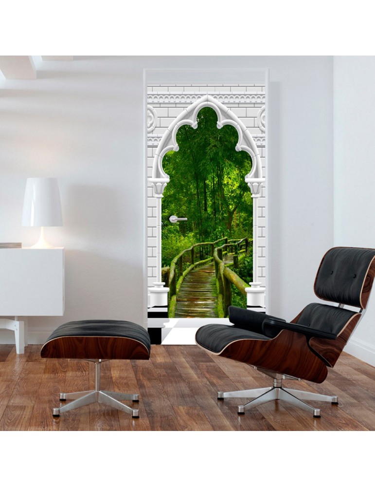 Papier-peint pour porte - Photo wallpaper - Gothic arch and jungle I A1-TNTTUR_70_0351 Papier-peint pour porte - Photo wallpaper - Gothic arch and jungle I A1-TNTTUR_70_0351