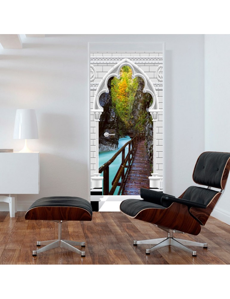 Papier-peint pour porte - Photo wallpaper - Arch and wooden path I A1-TNTTUR_70_0353 Papier-peint pour porte - Photo wallpaper - Arch and wooden path I A1-TNTTUR_70_0353