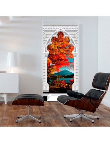 Papier-peint pour porte - Photo wallpaper - Gothic Arch and Mount Fuji I A1-TNTTUR_70_0354