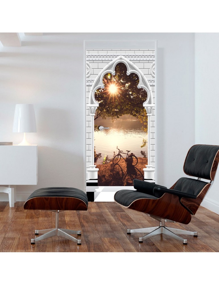 Papier-peint pour porte - Photo wallpaper - Gothic arch and lake I A1-TNTTUR_70_0358 Papier-peint pour porte - Photo wallpaper - Gothic arch and lake I A1-TNTTUR_70_0358