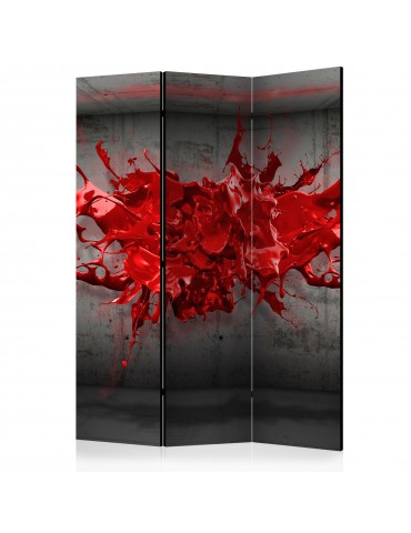 Paravent 3 volets - Red Ink Blot [Room Dividers] A1-PARAVENT77