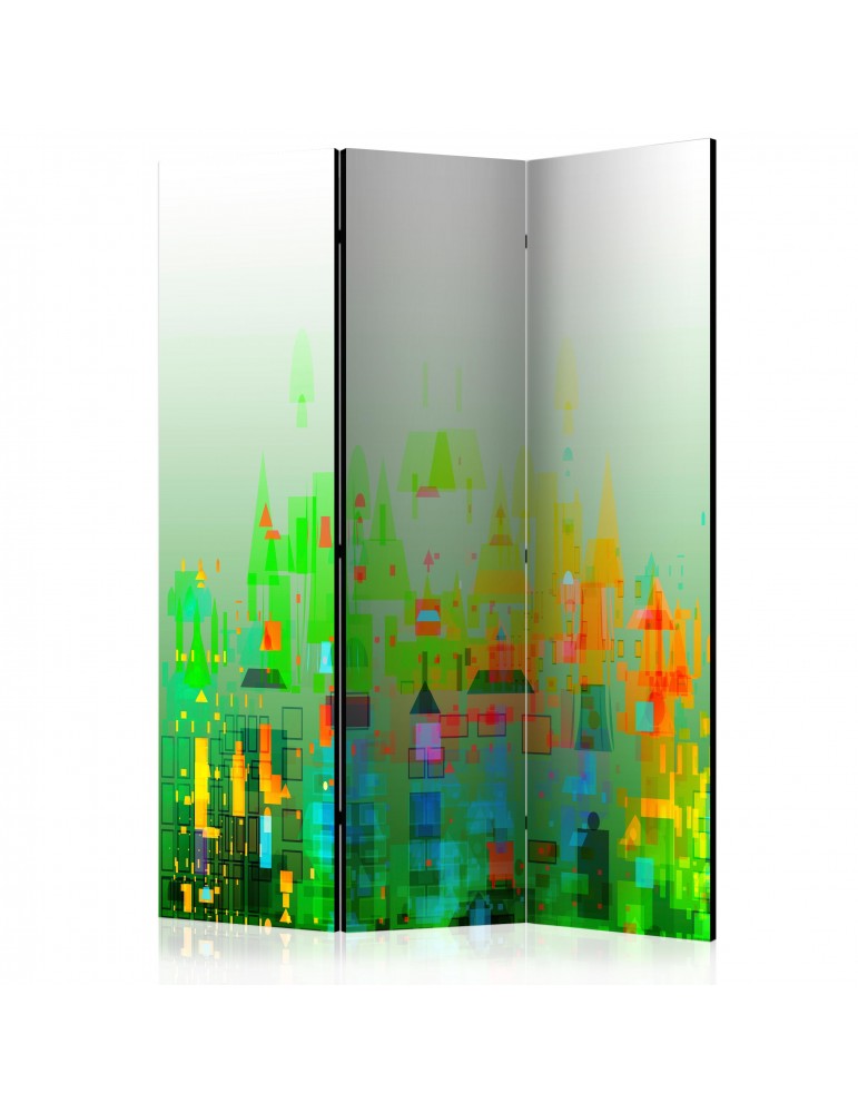 Paravent 3 volets - Abstract City [Room Dividers] A1-PARAVENT764