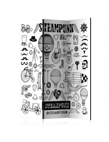 Paravent 3 volets - Steampunk [Room Dividers] A1-PARAVENT726