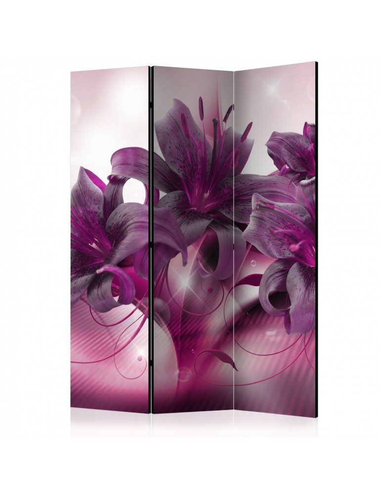 Paravent 3 volets - The Purple Flame [Room Dividers] A1-PARAVENT188