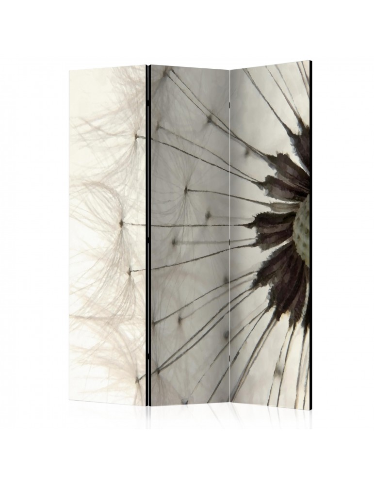 Paravent 3 volets - White Dandelion [Room Dividers] A1-PARAVENT130