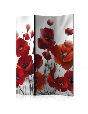 Paravent 3 volets - Poppies in the Moonlight [Room Dividers] A1-PARAVENT461