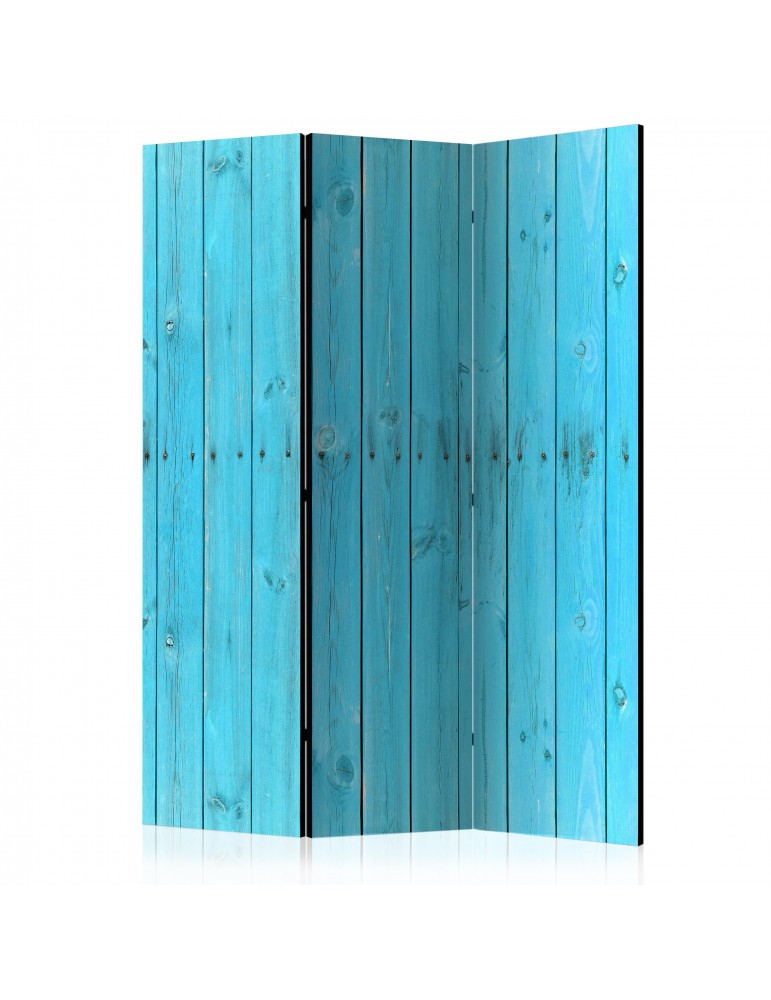 Paravent 3 volets - The Blue Boards [Room Dividers] A1-PARAVENT641