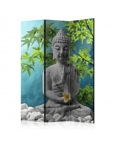 Paravent 3 volets - Meditating Buddha [Room Dividers] A1-PARAVENT981