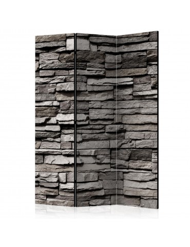 Paravent 3 volets - Stony Facade [Room Dividers] A1-PARAVENT25