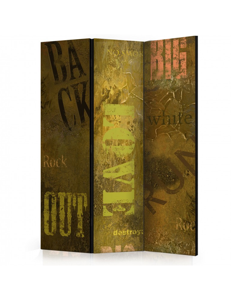 Paravent 3 volets - Concrete Epigraph [Room Dividers] A1-PARAVENT156