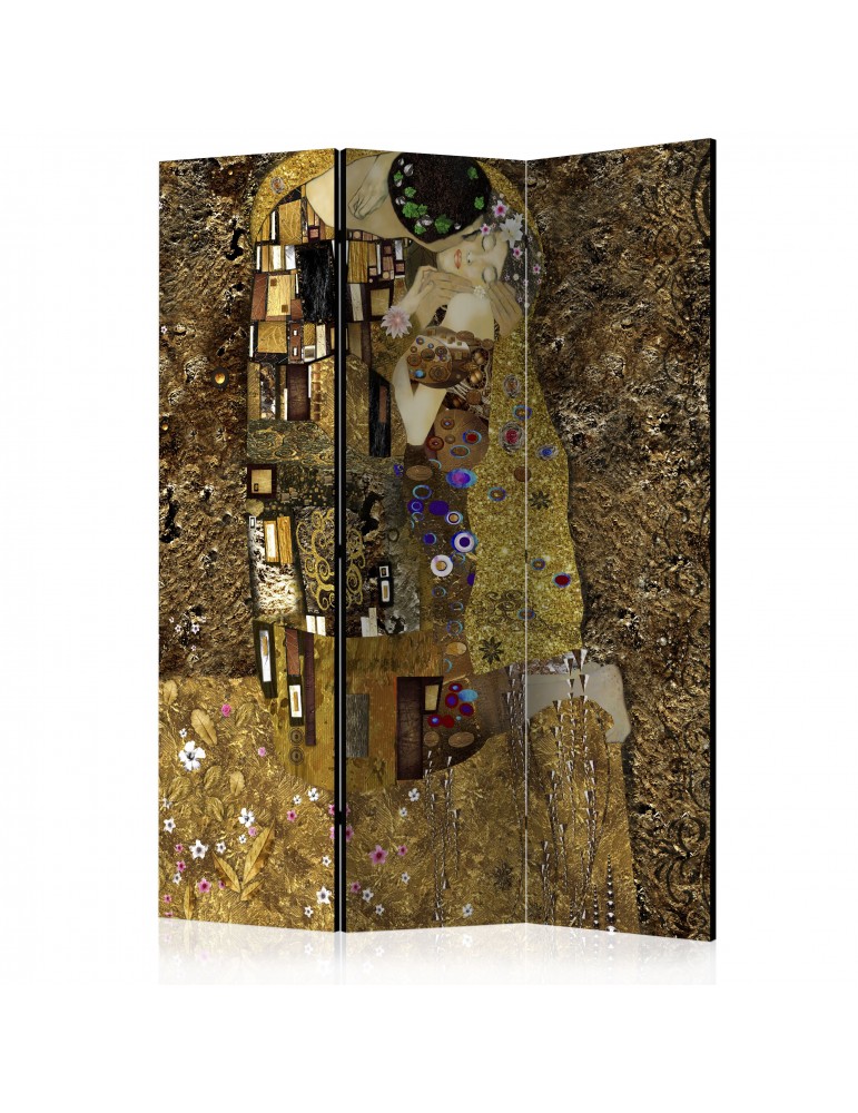 Paravent 3 volets - Golden Kiss [Room Dividers] A1-PARAVENT469