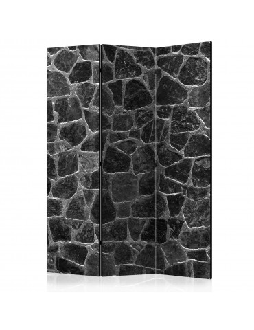 Paravent 3 volets - Black Stones [Room Dividers] A1-PARAVENT895