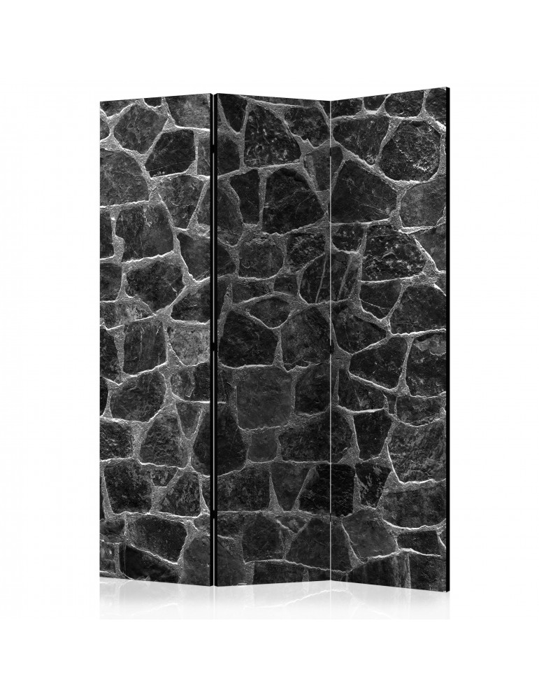 Paravent 3 volets - Black Stones [Room Dividers] A1-PARAVENT895