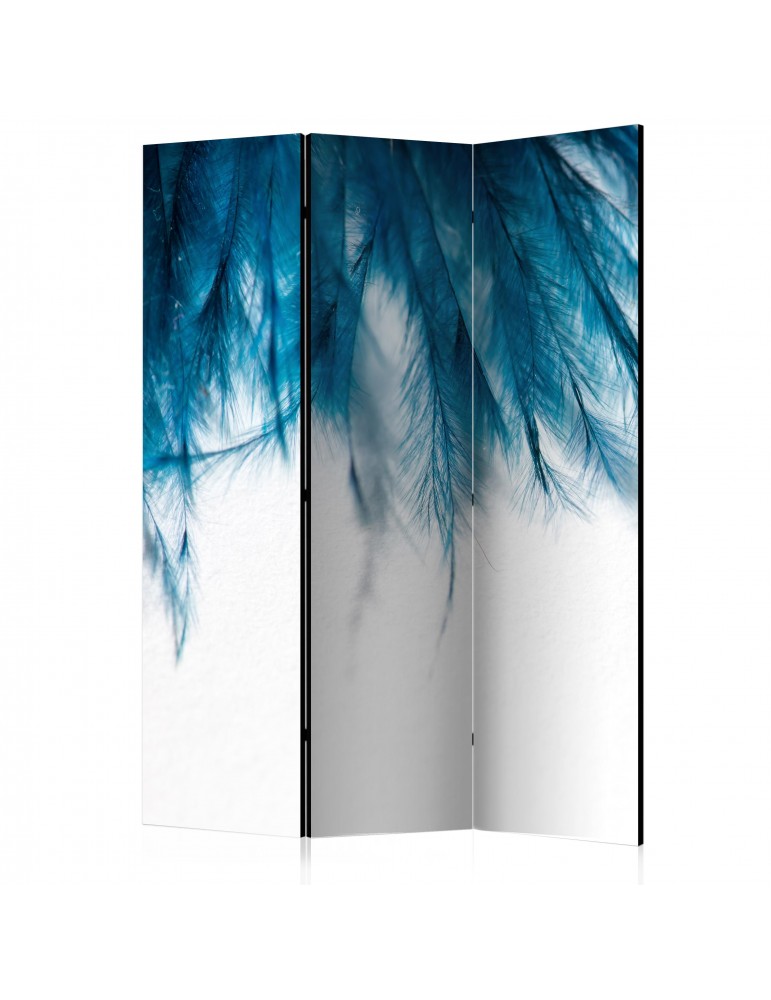 Paravent 3 volets - Sapphire Feathers [Room Dividers] A1-PARAVENT999