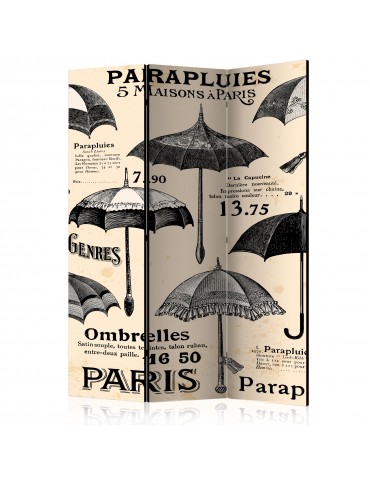 Paravent 3 volets - Vintage Umbrellas [Room Dividers] A1-PARAVENT503