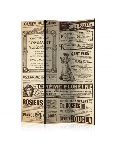Paravent 3 volets - Vintage Magazines [Room Dividers] A1-PARAVENT513