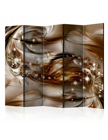 Paravent 5 volets - Chocolate Tide II [Room Dividers] A1-PARAVENT219