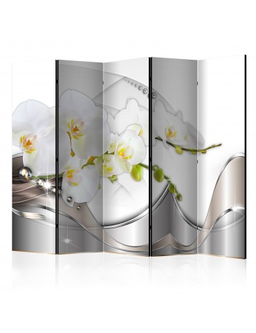 Paravent 5 volets - Pearl Dance of Orchids II [Room Dividers] A1-PARAVENT215