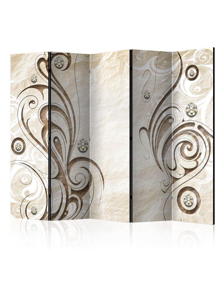 Paravent 5 volets - Stone Butterfly II [Room Dividers] A1-PARAVENT592