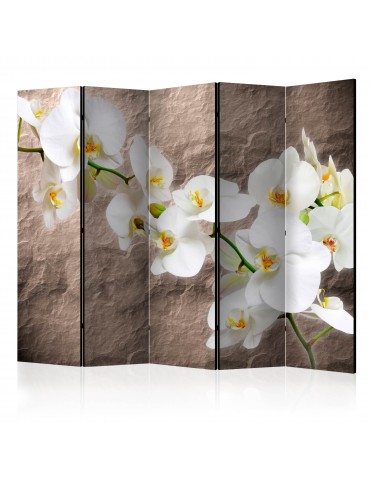 Paravent 5 volets - Impeccability of the Orchid II [Room Dividers] A1-PARAVENT582