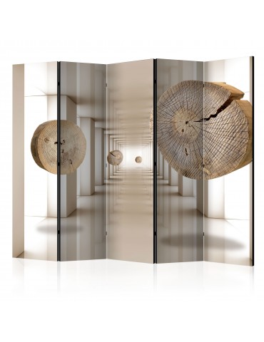 Paravent 5 volets - Futuristic Forest II [Room Dividers] A1-PARAVENT56