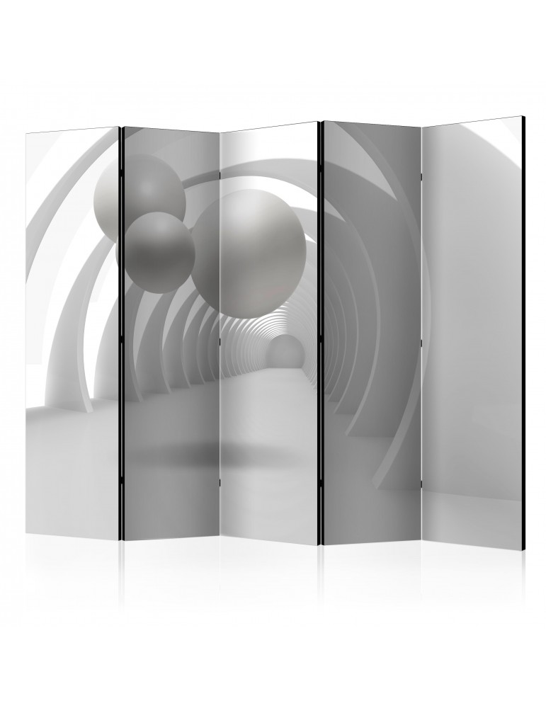 Paravent 5 volets - White Tunnel II [Room Dividers] A1-PARAVENT50