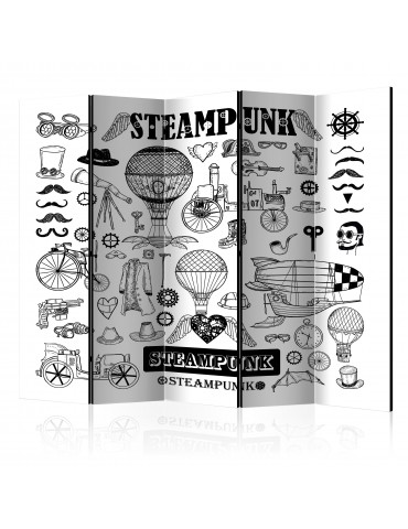 Paravent 5 volets - Steampunk II [Room Dividers] A1-PARAVENT727