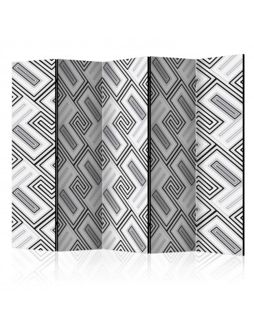Paravent 5 volets - Ethno Geometry II [Room Dividers] A1-PARAVENT757