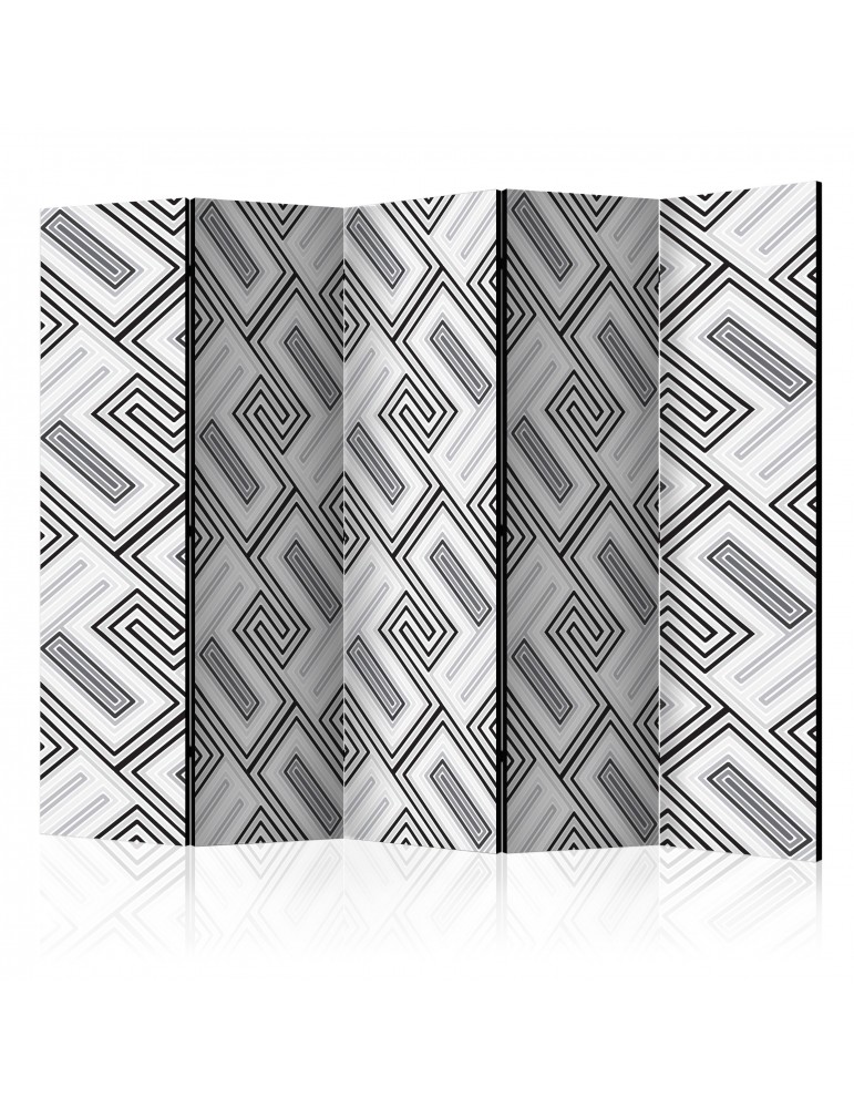Paravent 5 volets - Ethno Geometry II [Room Dividers] A1-PARAVENT757
