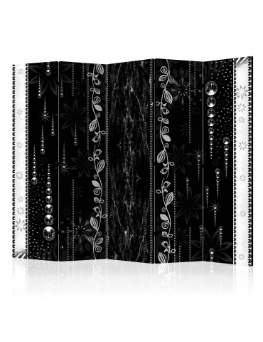 Paravent 5 volets - Black Elegance II [Room Dividers] A1-PARAVENT755