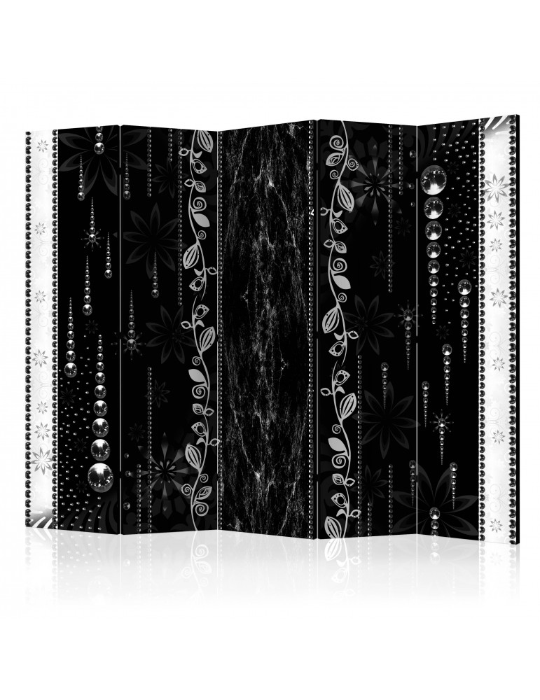 Paravent 5 volets - Black Elegance II [Room Dividers] A1-PARAVENT755