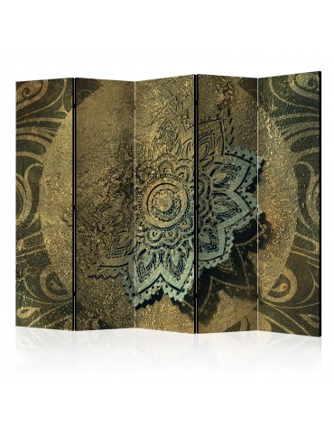 Paravent 5 volets - Golden Treasure II [Room Dividers] A1-PARAVENT86