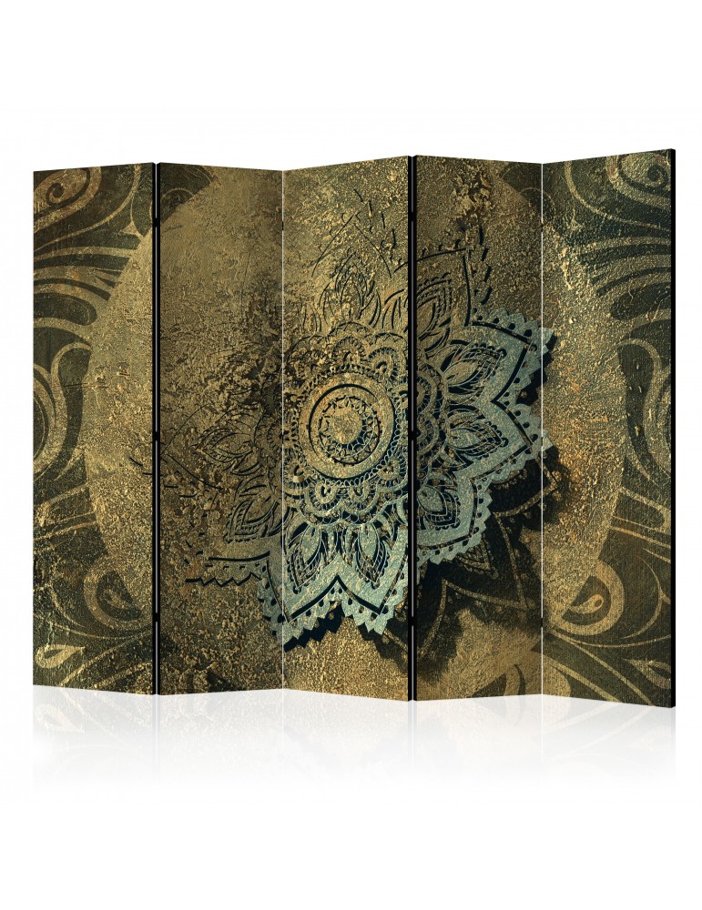 Paravent 5 volets - Golden Treasure II [Room Dividers] A1-PARAVENT86