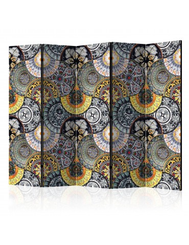 Paravent 5 volets - Painted Exoticism II [Room Dividers] A1-PARAVENT88