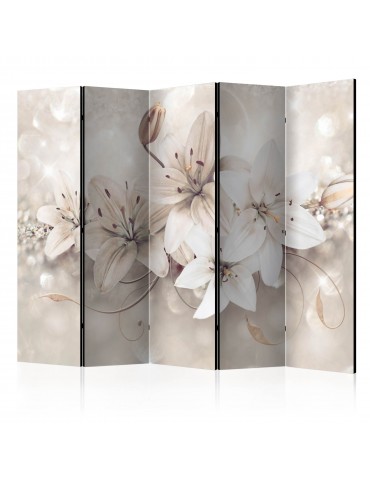 Paravent 5 volets - Diamond Lilies II [Room Dividers] A1-PARAVENT175