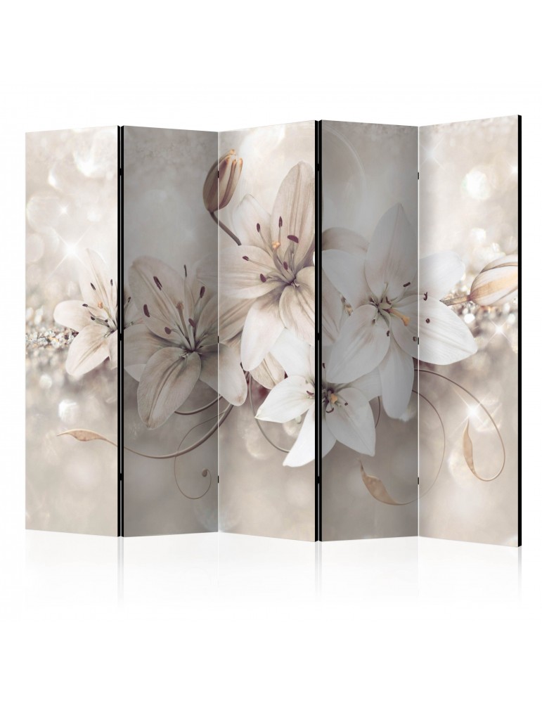 Paravent 5 volets - Diamond Lilies II [Room Dividers] A1-PARAVENT175