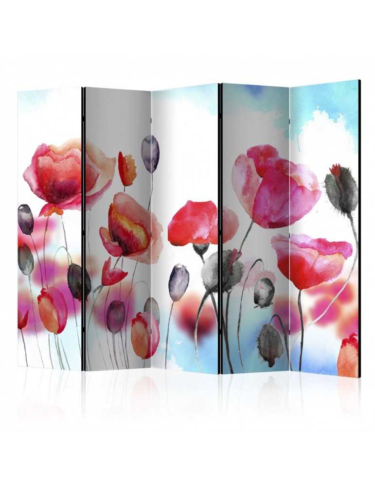 Paravent 5 volets - Swaying with the Wind II [Room Dividers] A1-PARAVENT464