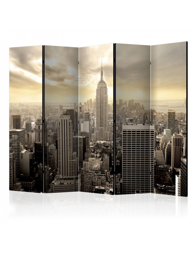 Paravent 5 volets - Light of New York II [Room Dividers] A1-PARAVENT480