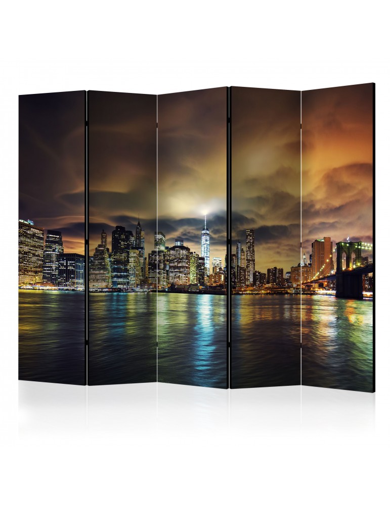 Paravent 5 volets - New York Sky II [Room Dividers] A1-PARAVENT492