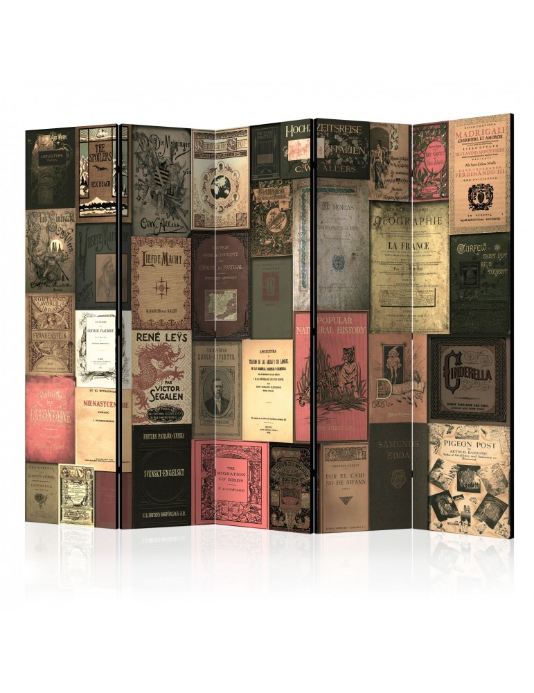 Paravent 5 volets - Books of Paradise II [Room Dividers] A1-PARAVENT1034