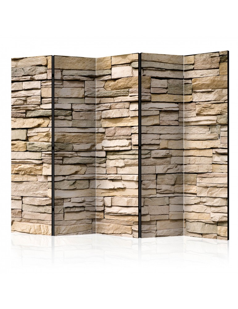 Paravent 5 volets - Decorative Stone II [Room Dividers] A1-PARAVENT38